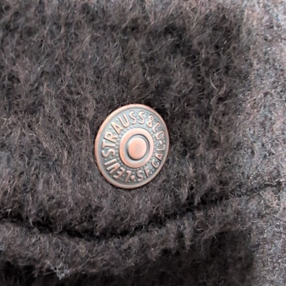 Levi's XL Brown Baby Bubble Wool Trucker Jacket, NEW - Picture 16 of 16